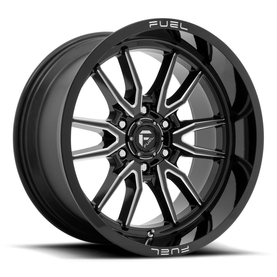 FUEL D761 | CLASH 6 | BLACK MILLED | 20x10 6x139 -18