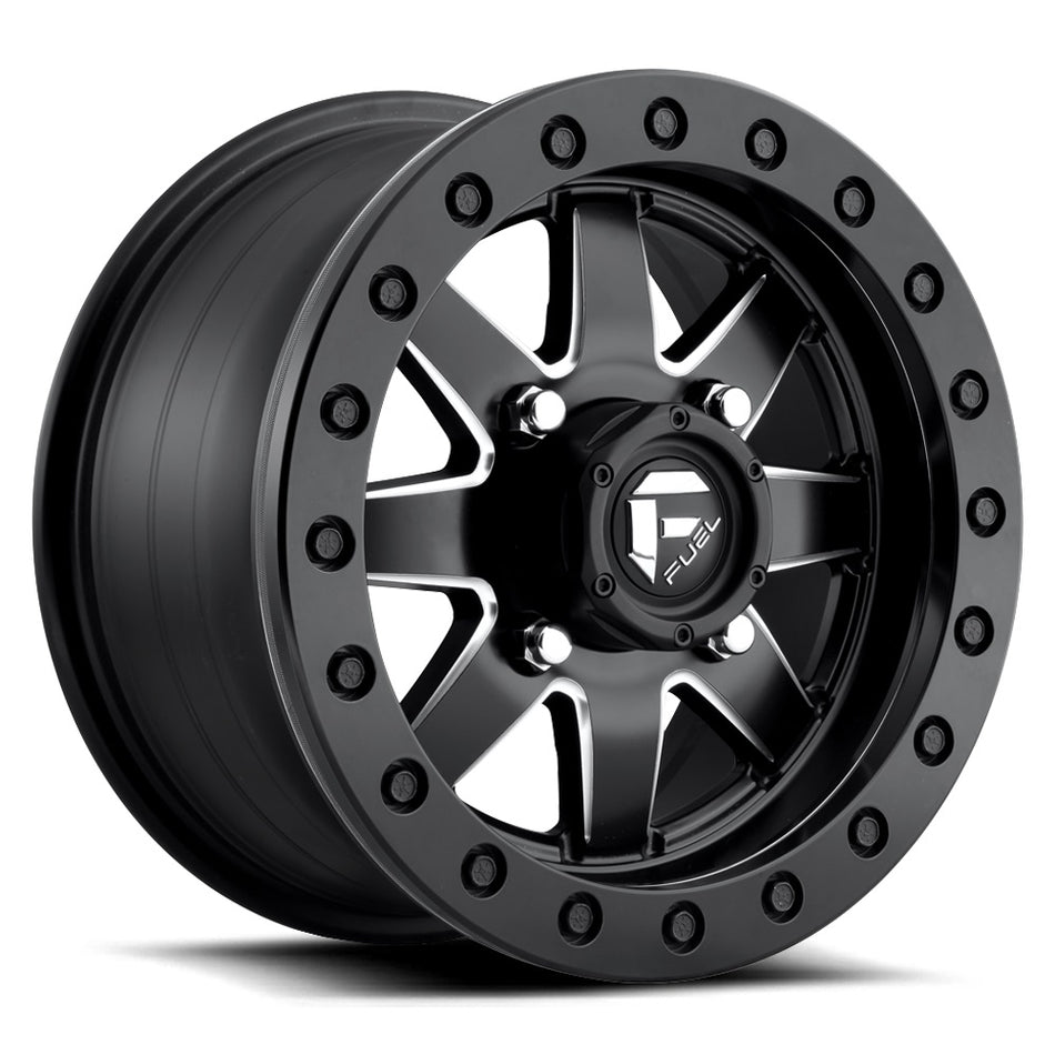 FUEL D938 | MAVERICK BEADLOCK-UTV | MATTE BLACK | 15x7 4x137 38