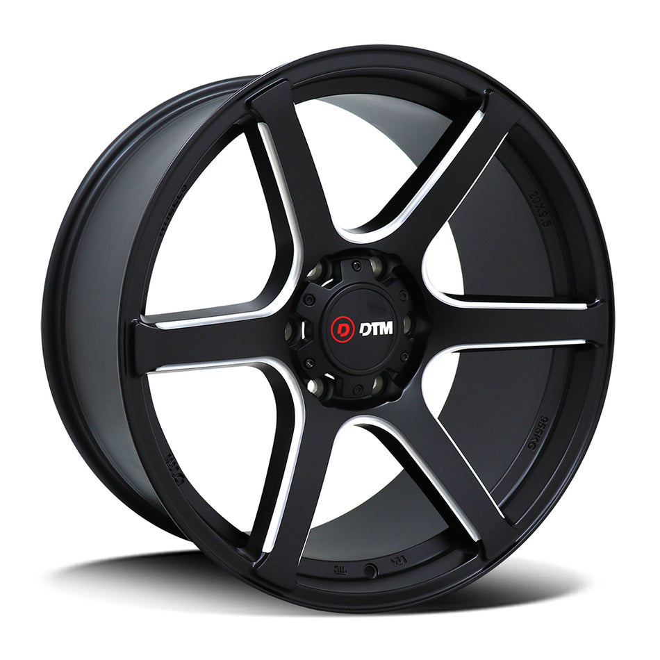 DTM HD KF908 | ATOMIC | SATIN BLACK MILLED | 20x9.5 6x139 15