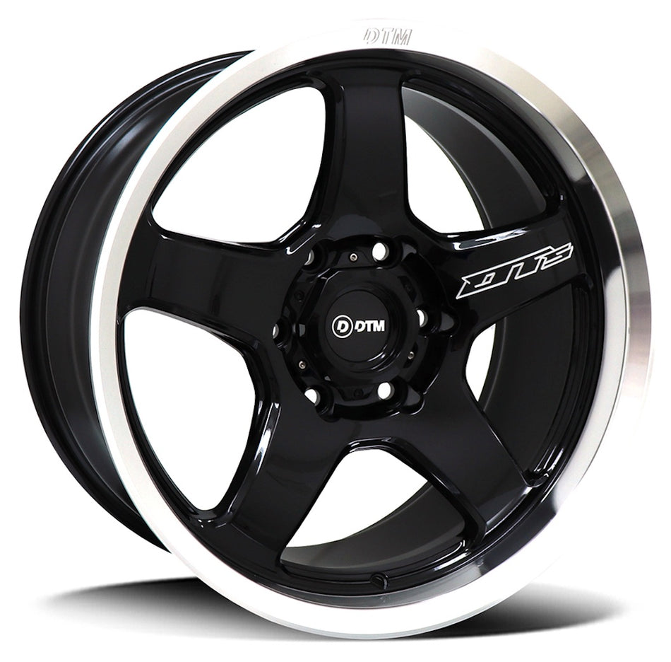 DTM HD YA3835 | DT5 | Gloss Black Polish Lip | 18x9.5 6x139 22