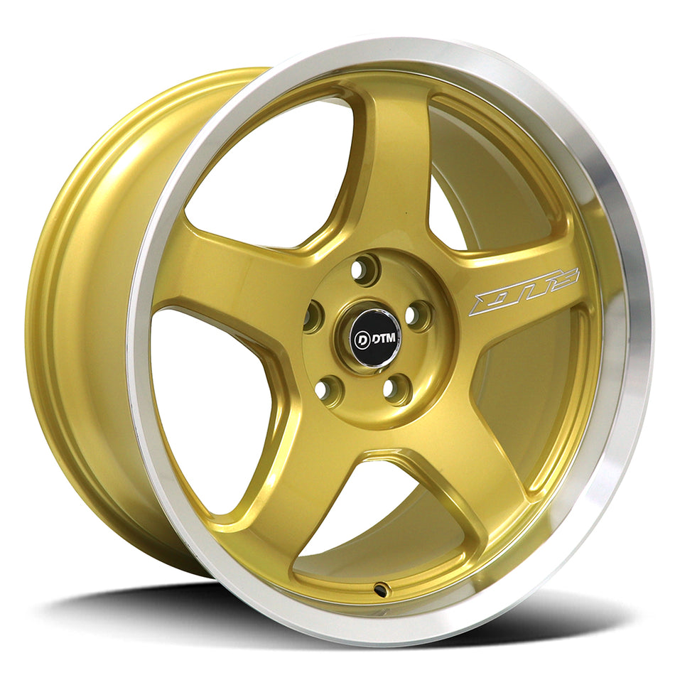 DTM OLD-SKOOL YA3835 | DT5 | GOLD POLISH | 18x9.5 5x100 22