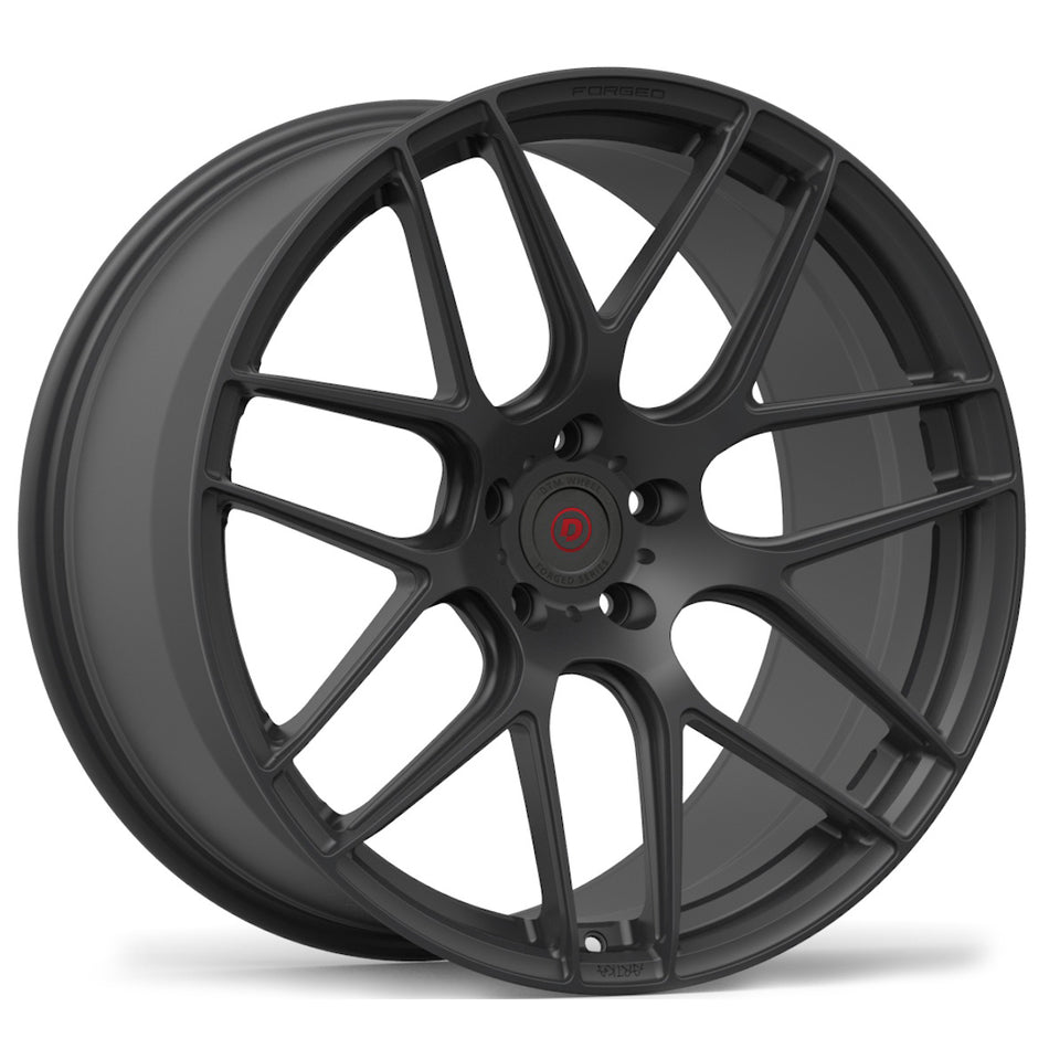 DTM FORGED SERIES F02 | SATIN BLACK | 19x11 5x130 50