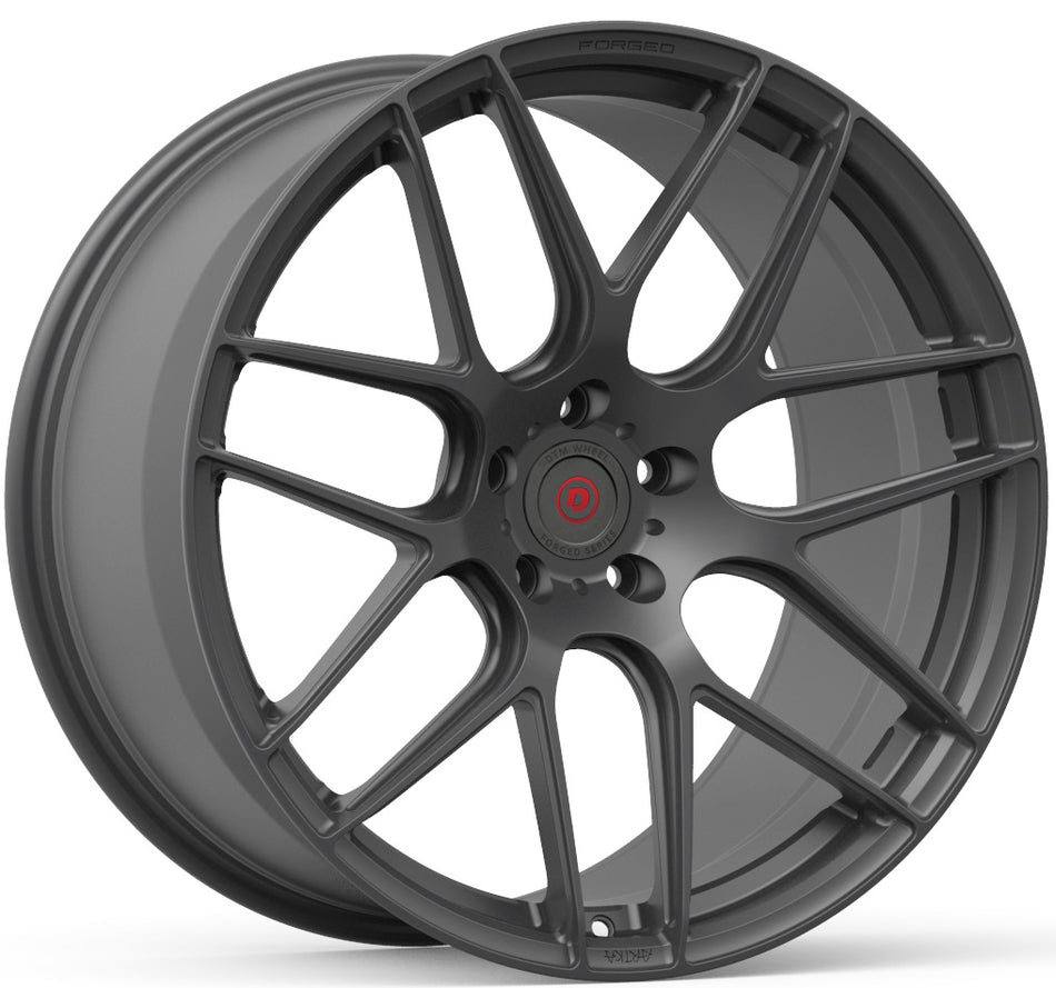 DTM FORGED SERIES F02 | MATTE ANTHRACITE | 18x8 5x130 50