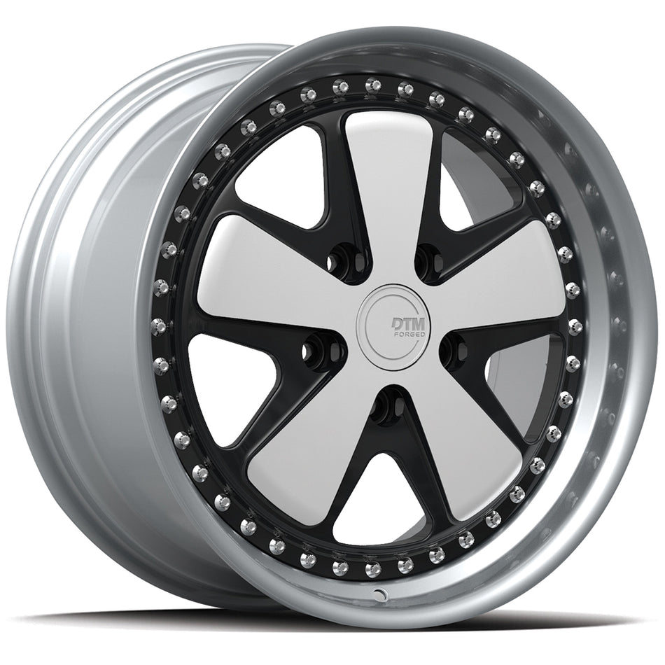 DTM FORGED SERIES F18 | MACHINED MATTE CLEAR | 18x8.5 5x130 50