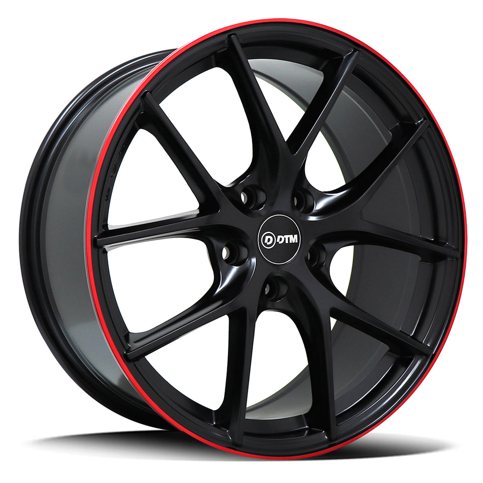 DTM KORATH | SATIN BLACK RED | 20x9 5x114 42