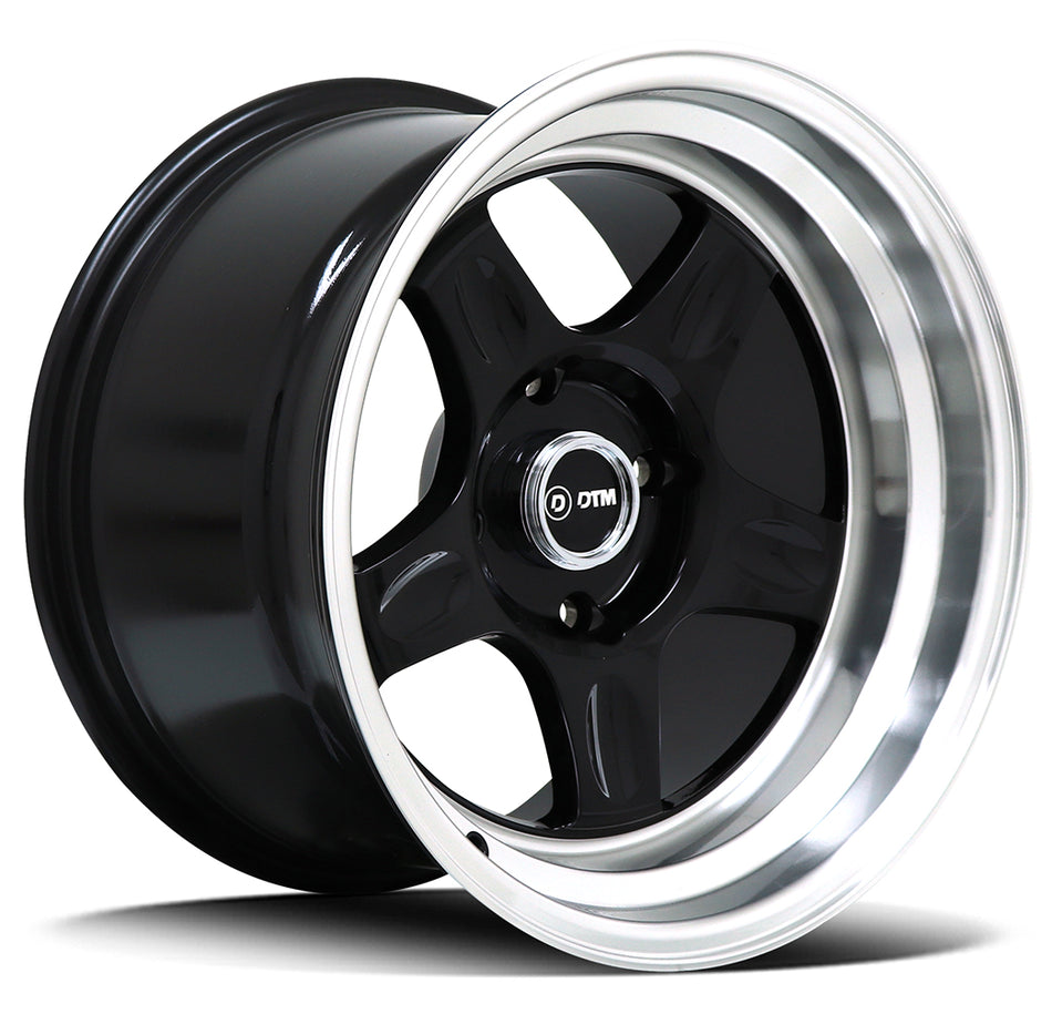 DTM OLD-SKOOL LUCA | BLACK POLISH LIP | 15x9 4x114 0