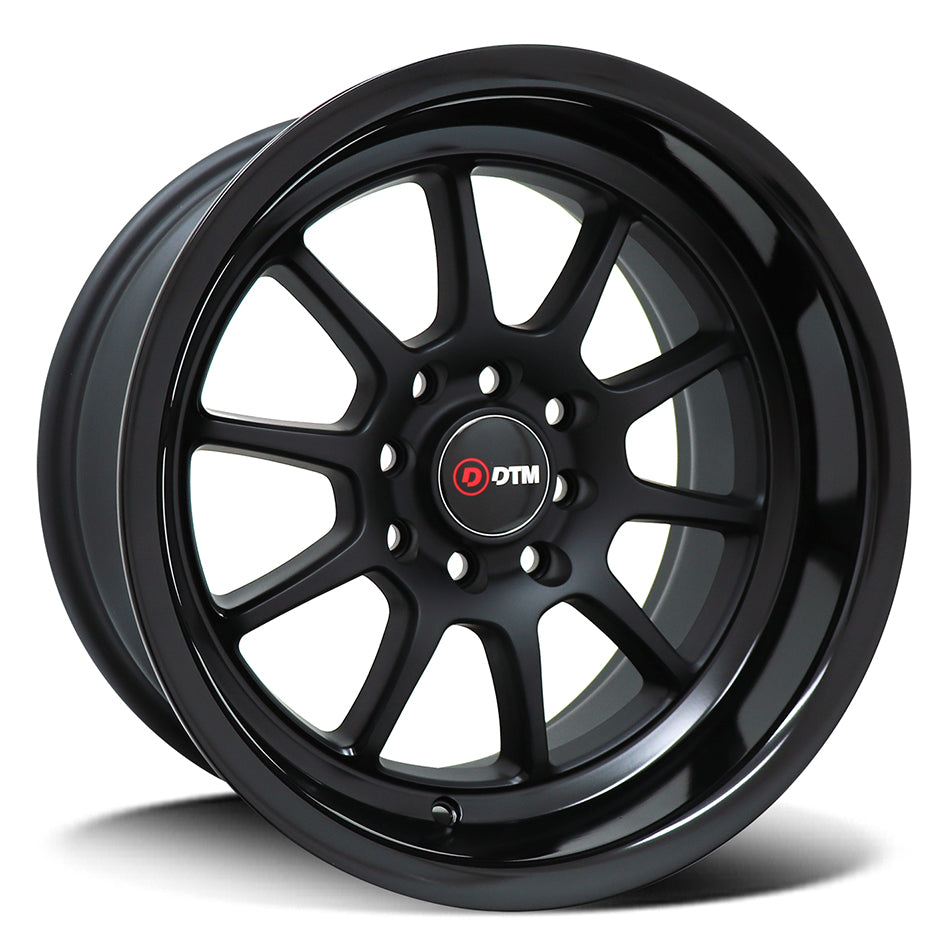 DTM OLD-SKOOL 9176 | OLD SKOOL-V | MATTE BLACK GLOSS LIP | 15x8 4x100 0