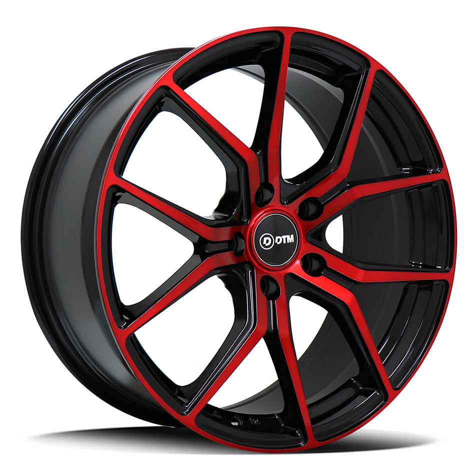 DTM 8106 | SYRIO | BLACK RED MILLED | 17x7.5 5x100 40