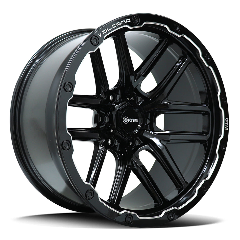 DTM HD VOLCANO | R3834 | BLACK MILLED | 20x10 6x139 -18