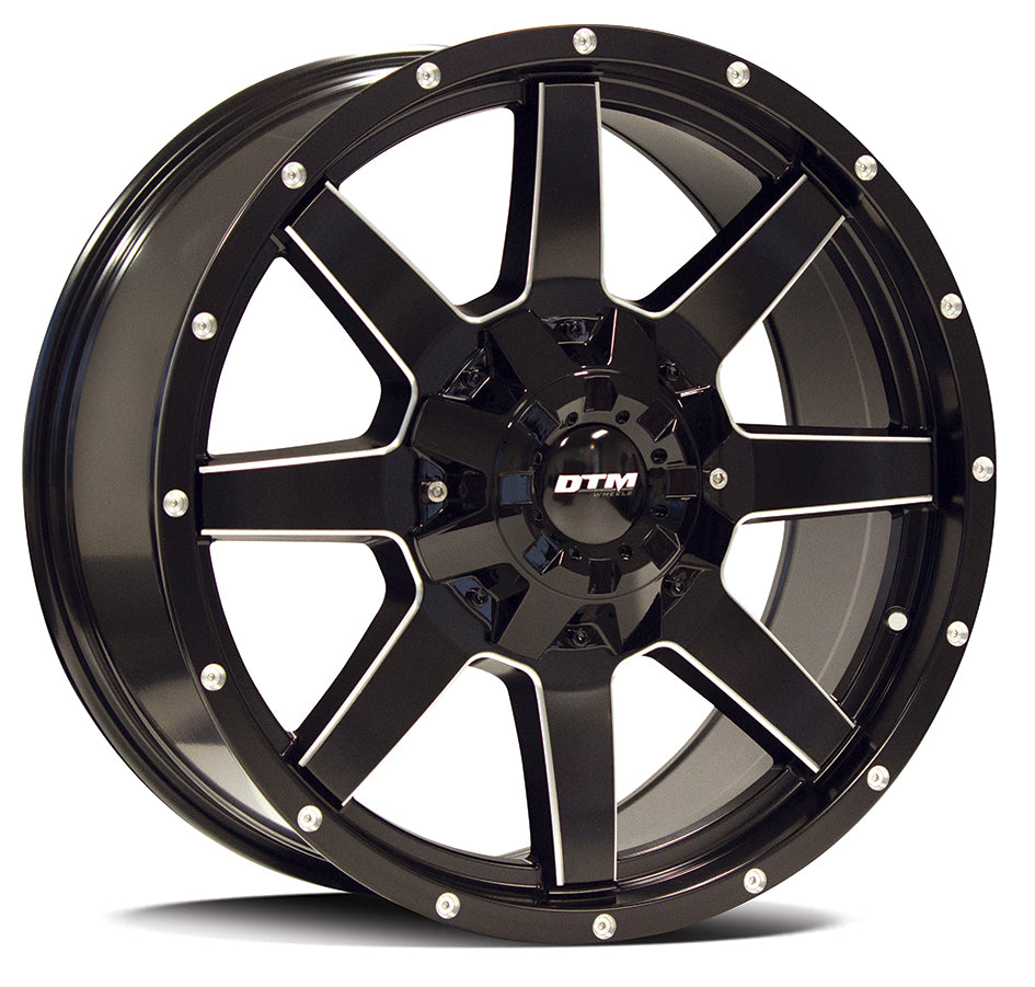 DTM HD 8981 | WAMPA | SATIN BLACK MILLED | 20x9 6x139 15