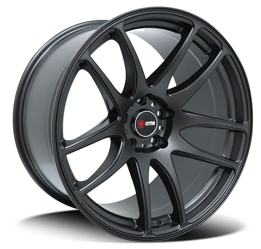 DTM OLD-SKOOL 2215 | WECR-K | MATTE GUNMETAL | 17x8.5 5x114 30