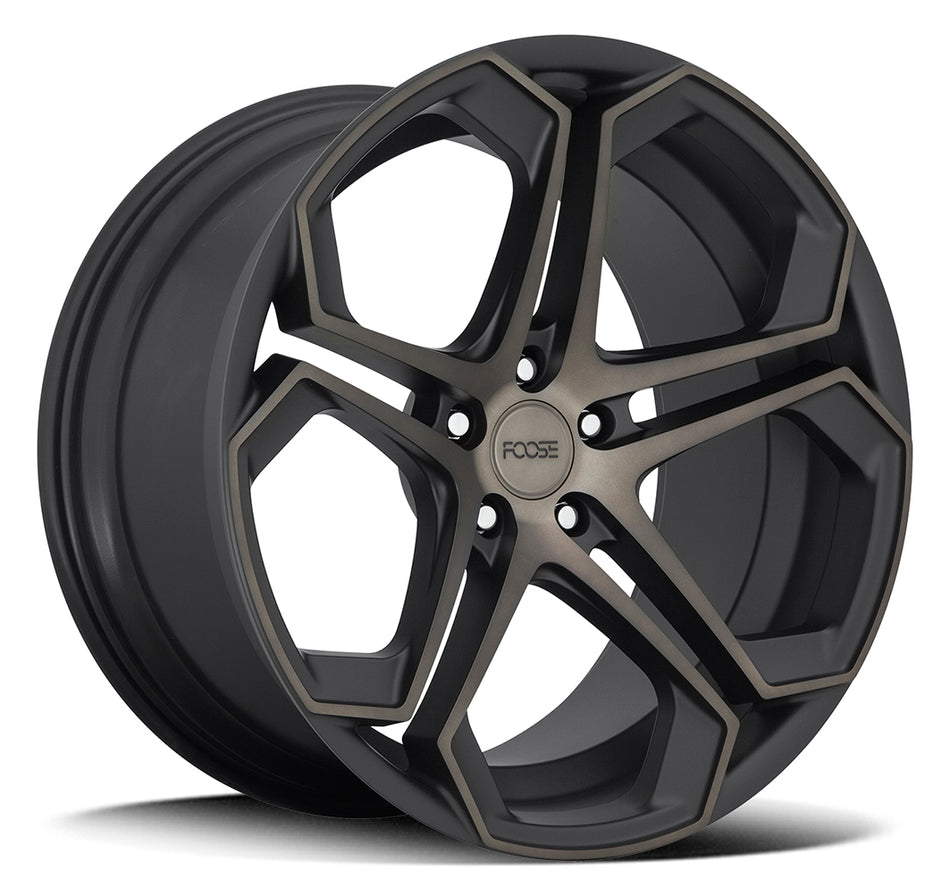 FOOSE F168 | IMPALA | MATTE BLACK DARK TINT | 20x10.5 5x115 20