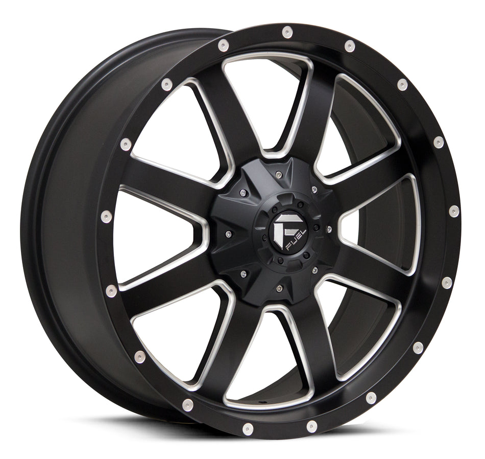 FUEL D538 | MAVERICK | MATTE BLACK MILLED | 20x9 6x114 30