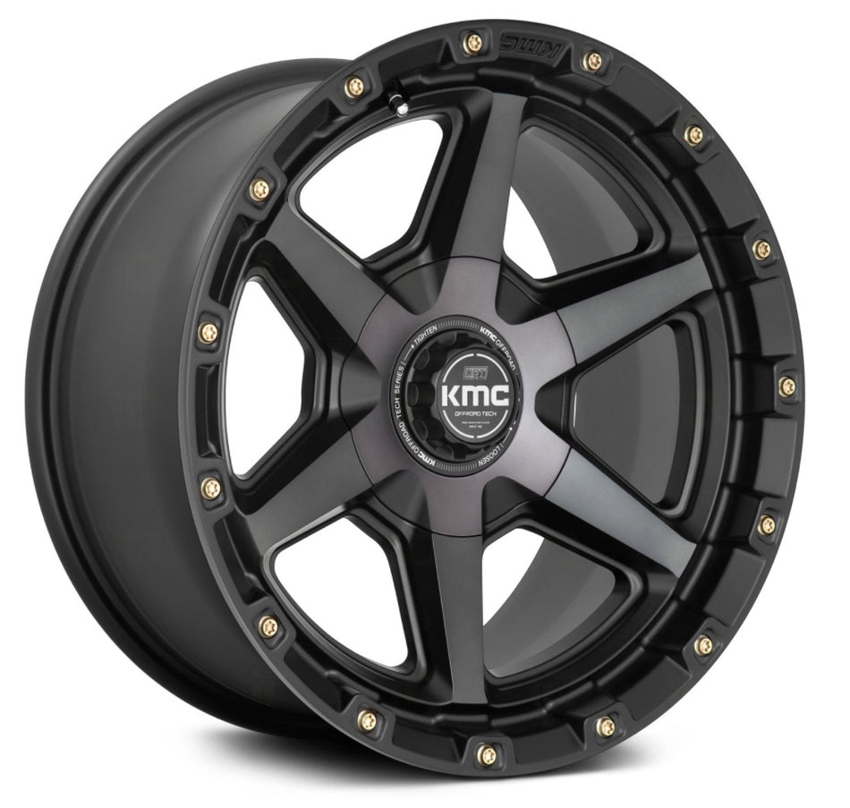 KMC XD KM101 | TEMPO | SATIN BLACK DARK TINT | 20x9 6x139 18