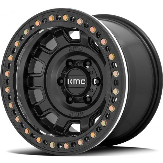KMC XD KM236 | TANK-BEADLOCK | SATIN BLACK | 17x9 6x139 -15