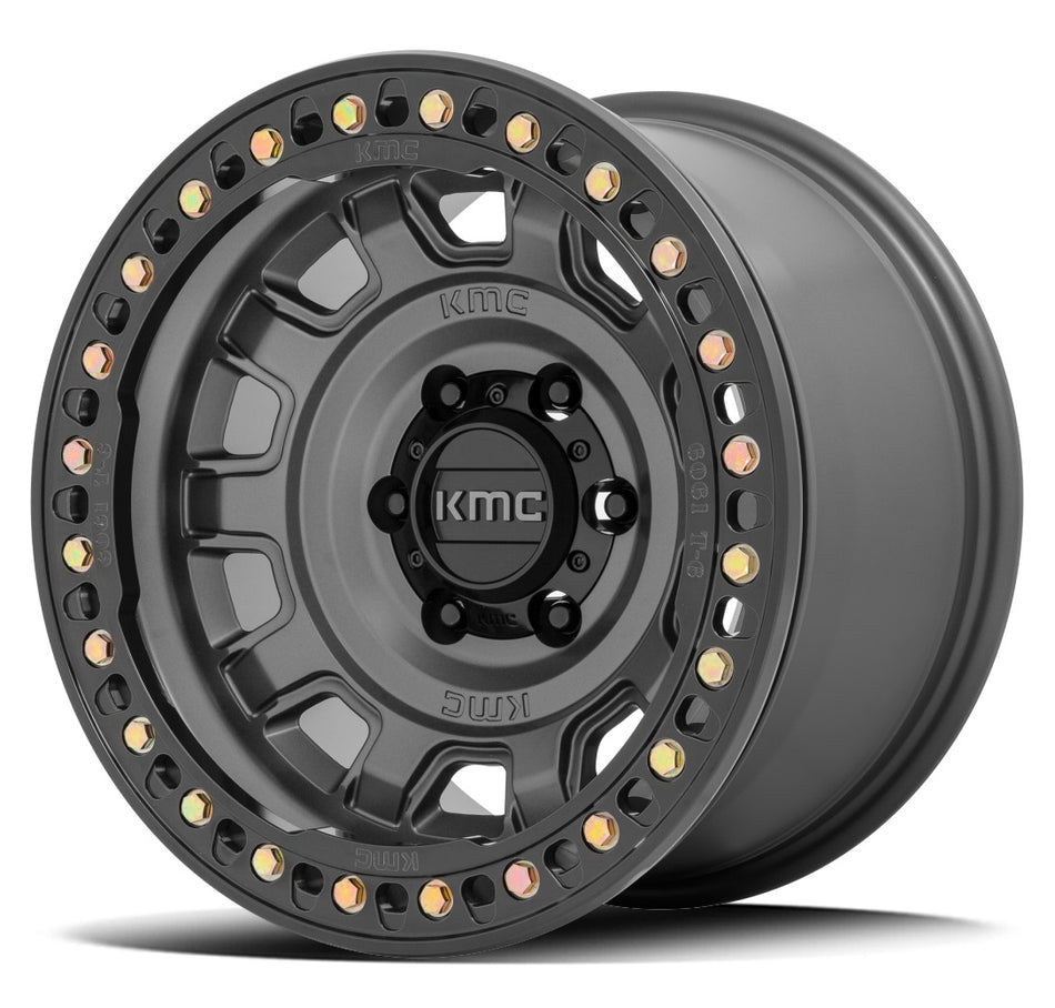 KMC XD KM236 | TANK-BEADLOCK | ANTHRACITE | 17x9 5x127 -15