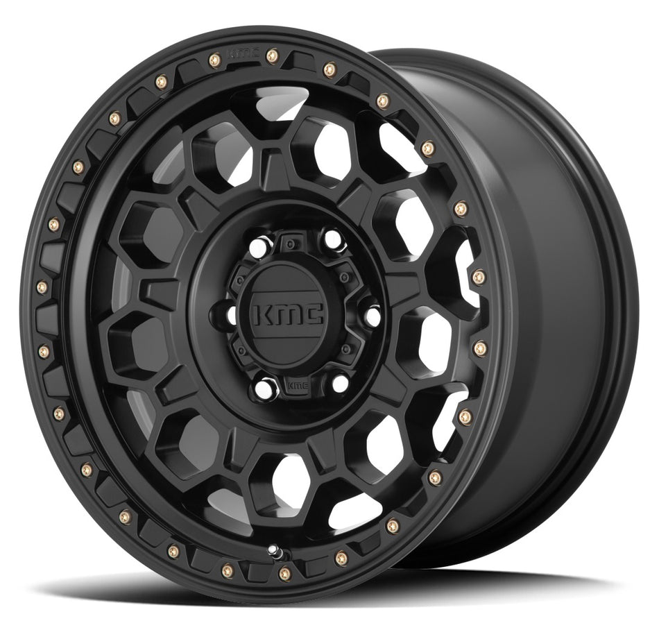 KMC XD KM545 | TREK | SATIN BLACK | 17x8 5x114 35