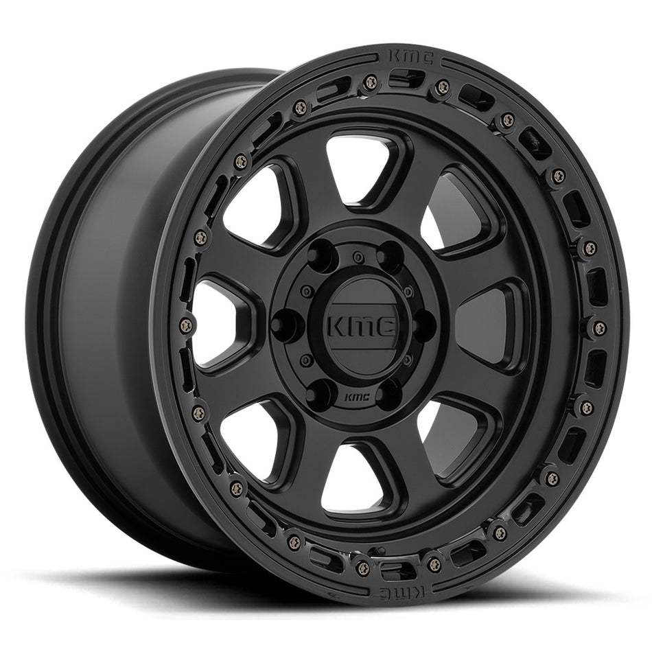 KMC XD KM548 | CHASE | SATIN BLACK | 17x9 6x139 0