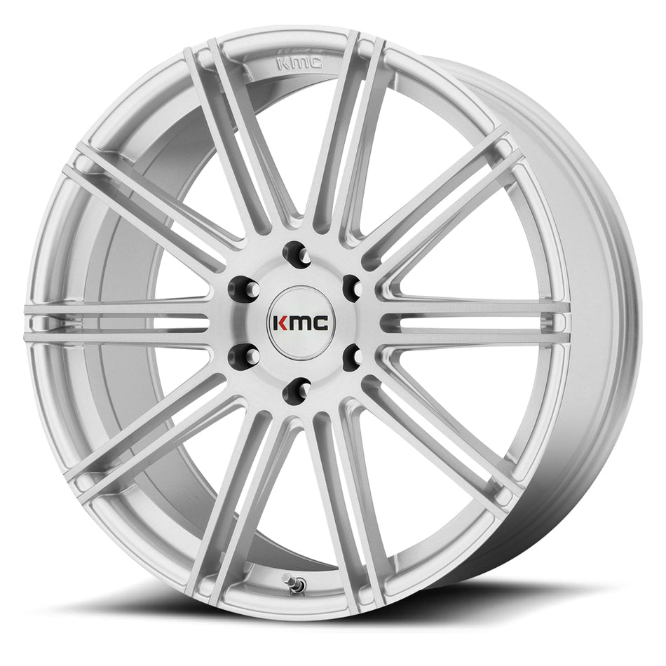 KMC XD KM707 | CHANNEL | SILVER BRUSHED FACE | 22x9.5 6x139 30