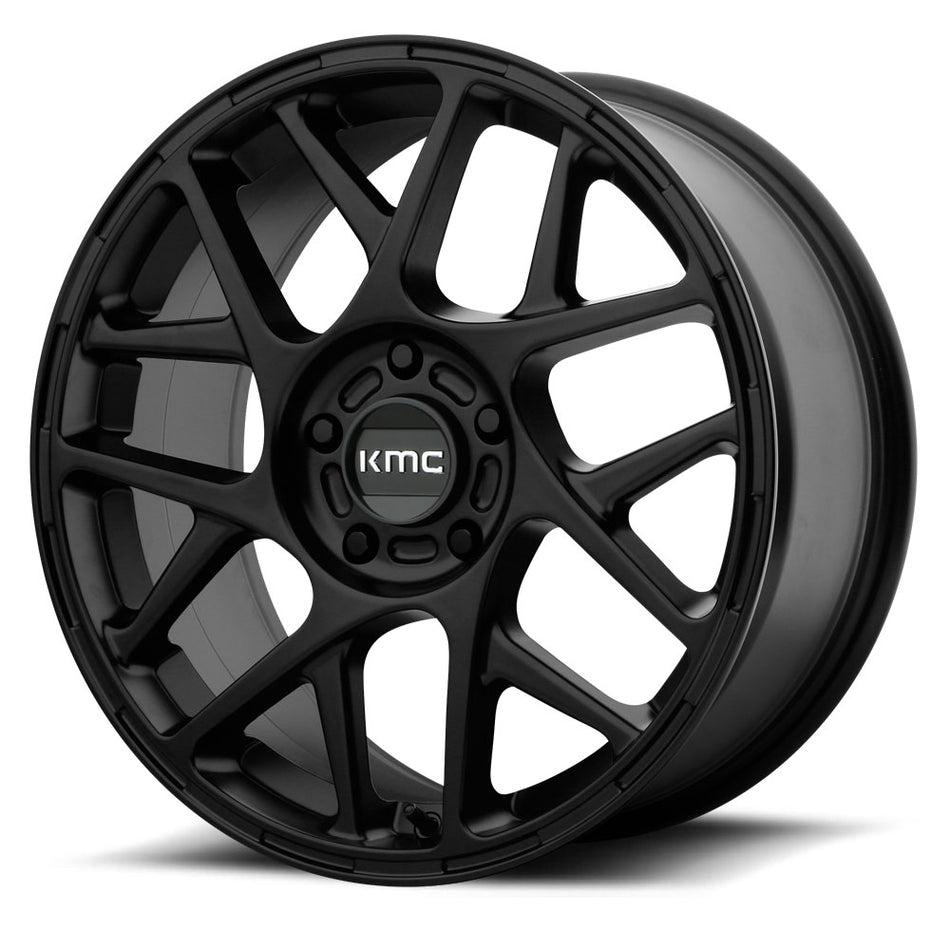 KMC KM708 | BULLY | SATIN BLACK | 17x8 5x114 38