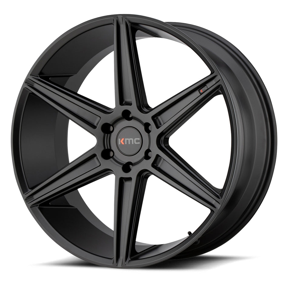 KMC KM711 | PRISM | SATIN BLACK | 22x9 5x120 35