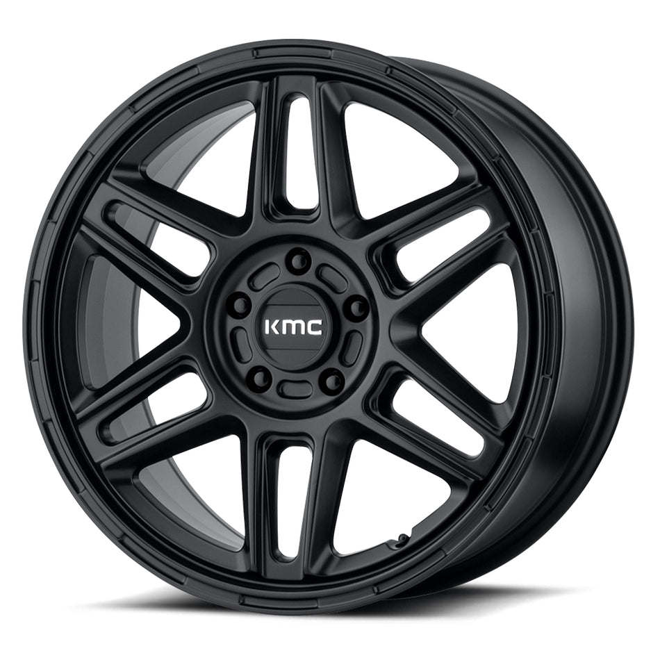 KMC KM712 | PRISM TRUCK | SATIN BLACK | 17x8 5x114 38