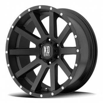 KMC XD XD818 | HEIST | SATIN BLACK | 20x9 6x139 30