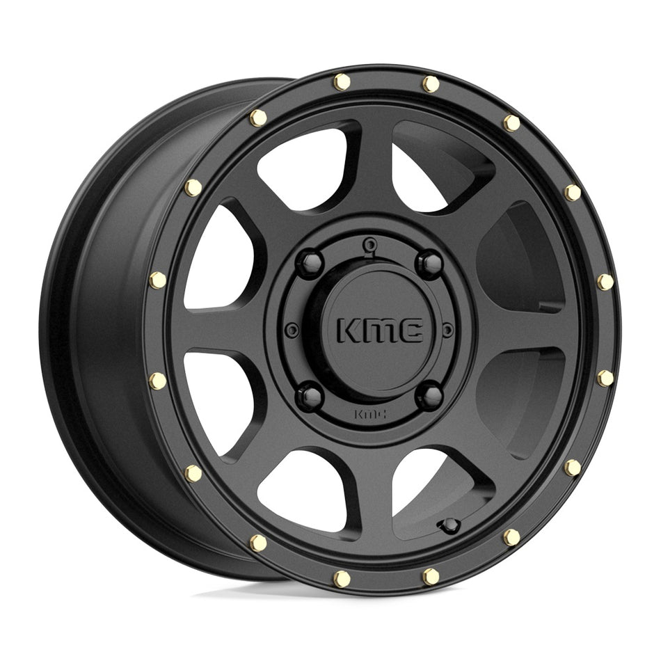 KMC KS134 | SATIN BLACK | 14x7 4x156 38