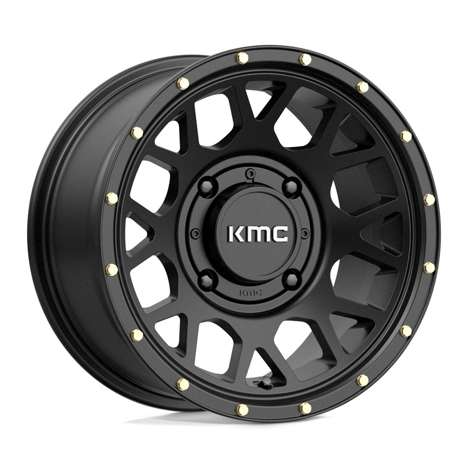 KMC KS135 | SATIN BLACK | 15x6 4x156 38