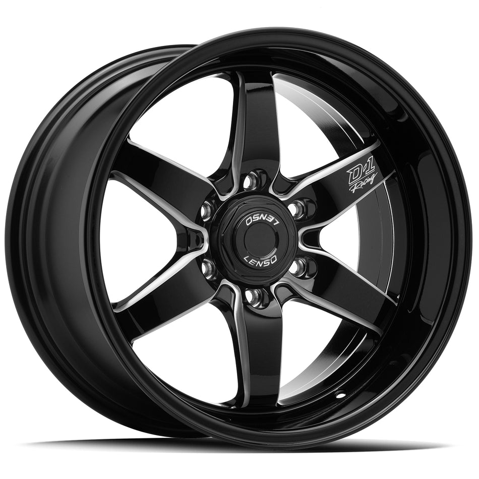 LENSO 96Z | D-1 | BLACK MILLED | 18x9.5 6x139 25