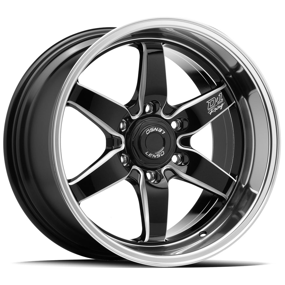 LENSO 96Z | D-1 | BLACK POLISHED LIP | 18x9.5 6x139 25