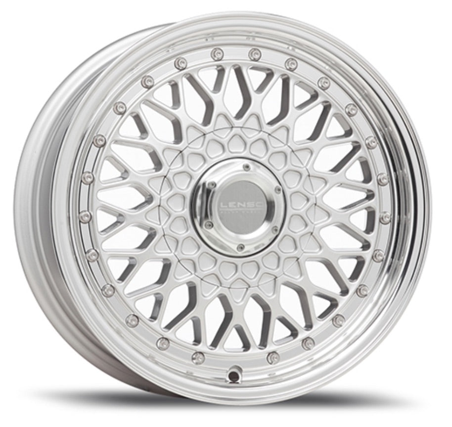 LENSO BSX | SILVER WITH POLISHED LIP | 17x7.5 20