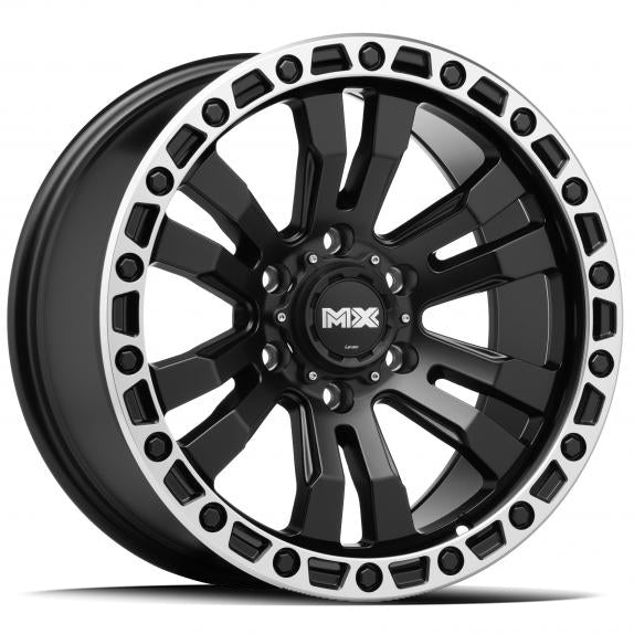 LENSO M0B | MAX-BRUTALC | SATIN BLACK POLISH EDGE | 20x9 6x139 20