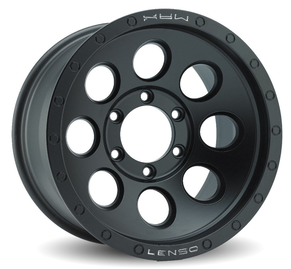 LENSO MX1 | MAX1 | MATTE BLACK | 16x9 6x139 -25