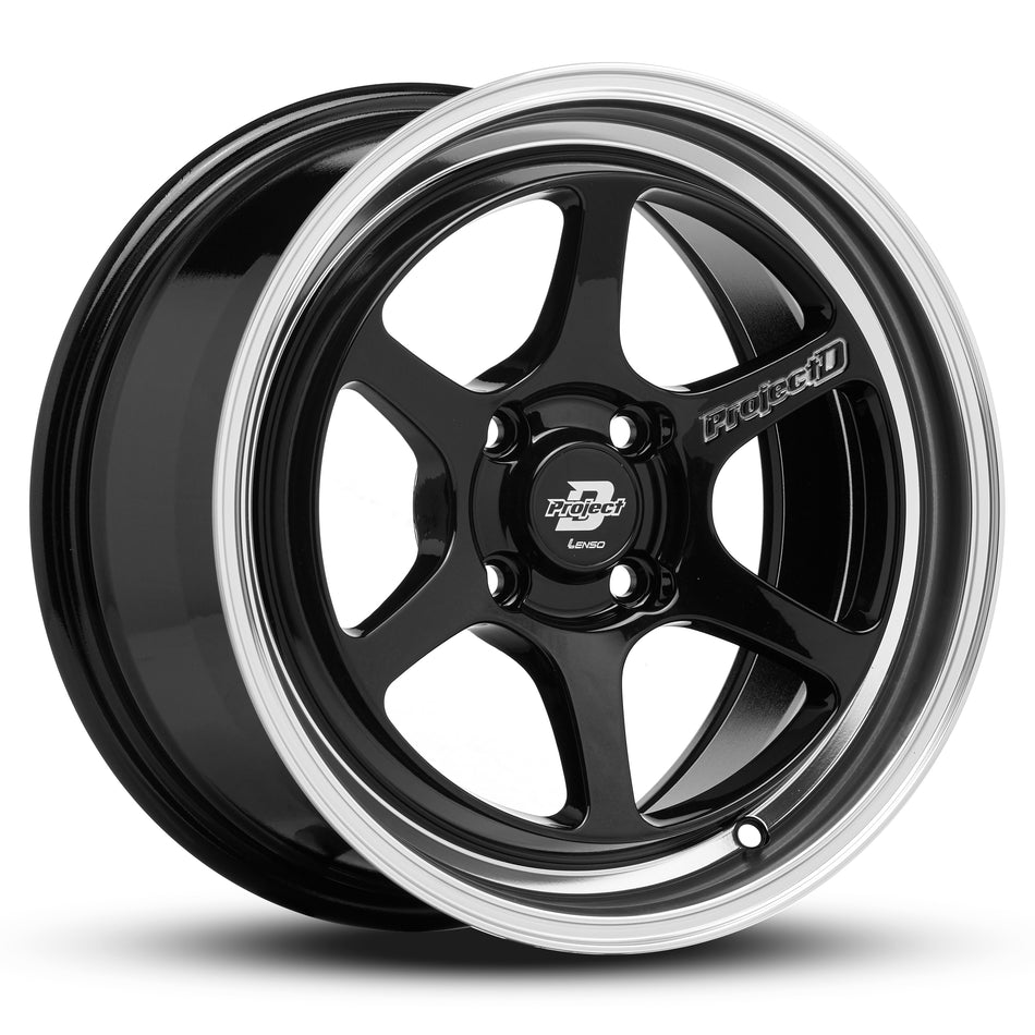 LENSO 902 | RACE-2 | BLACK POLISH LIP | 15x7.5 4x100 35