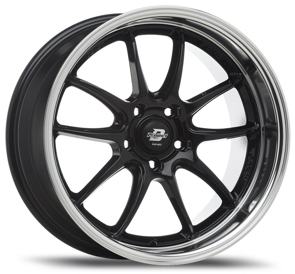 LENSO 904 | RACE-4 | BLACK POLISH LIP | 18x10.5 5x114 30