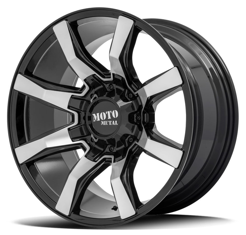 MOTO METAL MO804 | SPIDER | BLACK POLISH FACE | 20x9 6x139 18