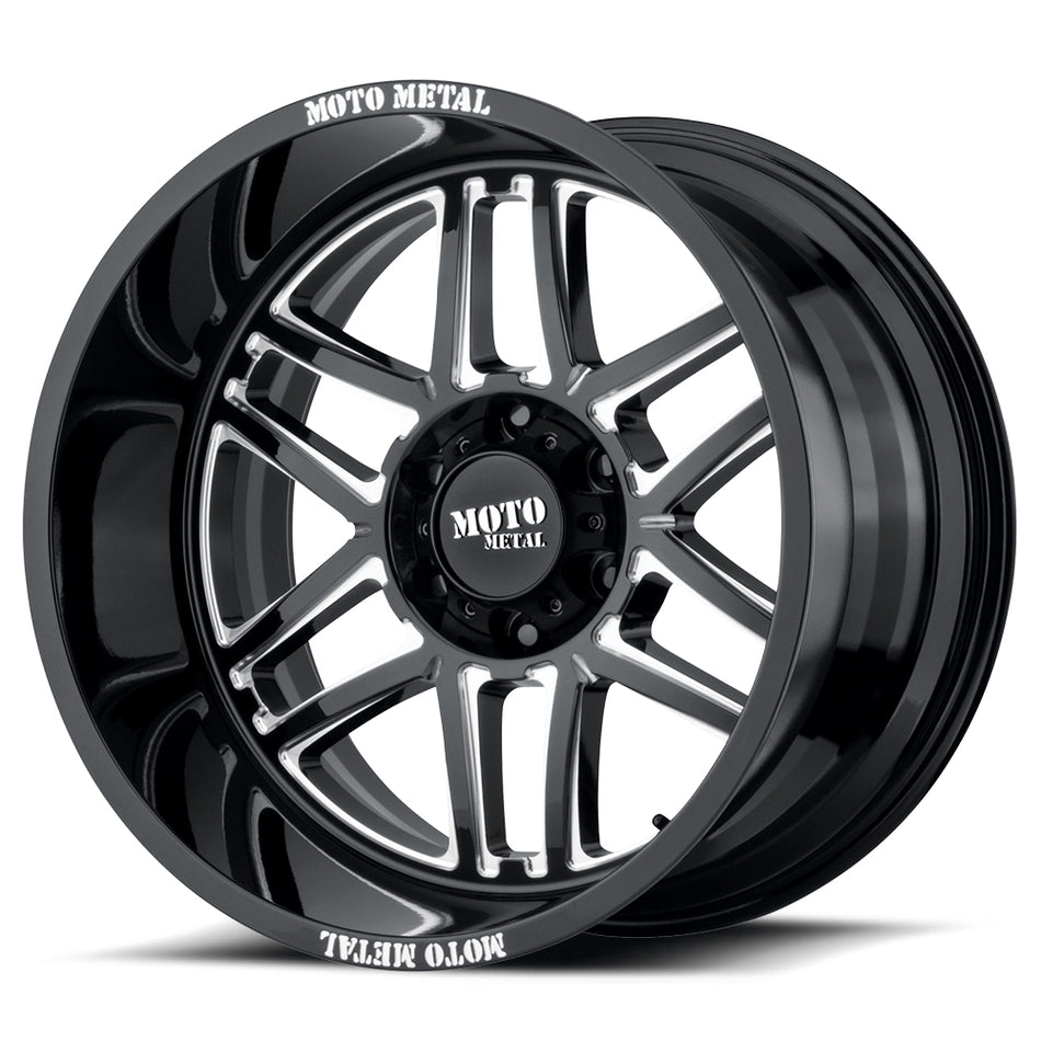 MOTO METAL MO992 | FOLSOM | BLACK MILLED | 20x9 5x150 18