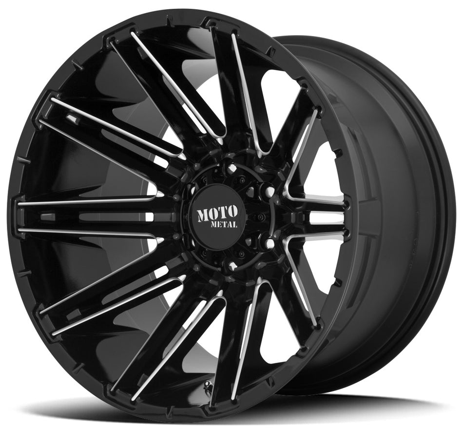 MOTO METAL MO998 | KRAKEN | BLACK MILLED | 20x10 6x139 -18