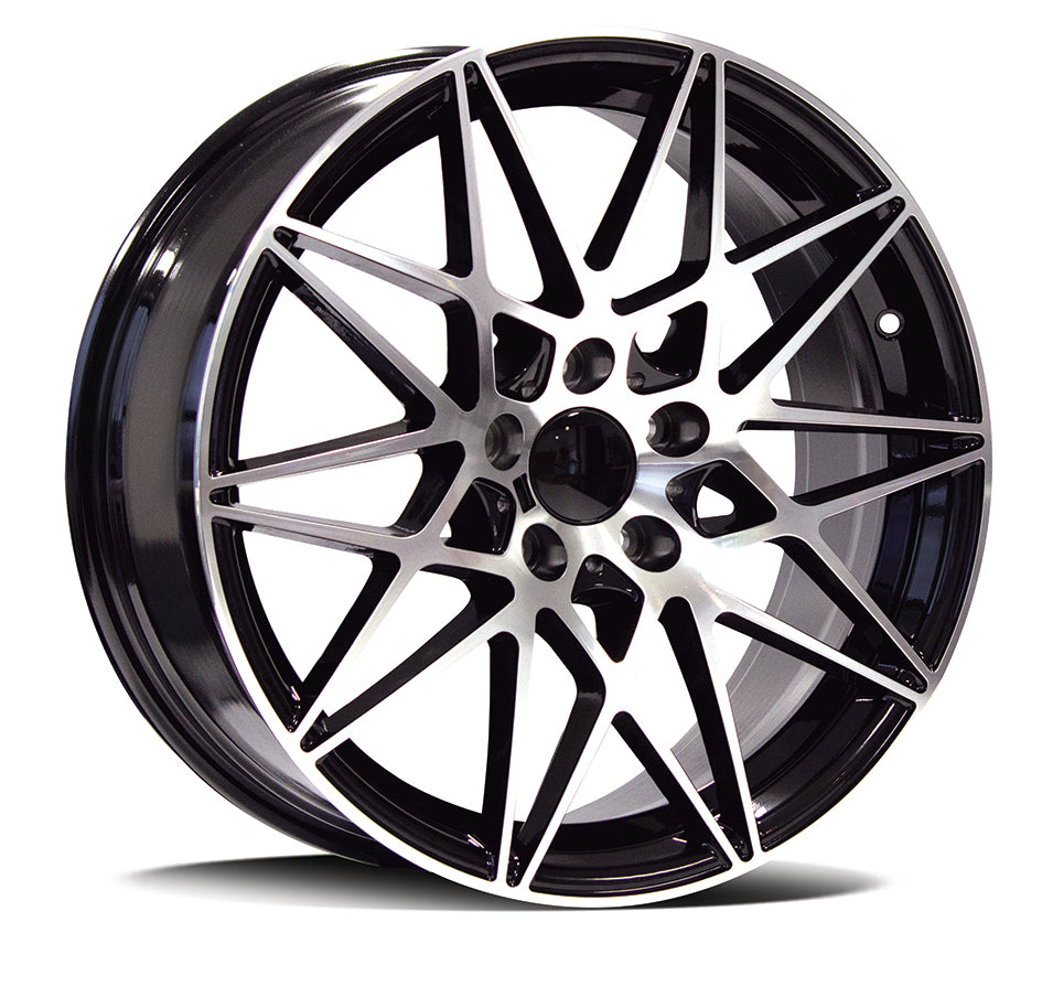 REPLICA BMW | MINI 1357 | M3 2016 | BLACK POLISH FACE | 20x8.5 5x120 35