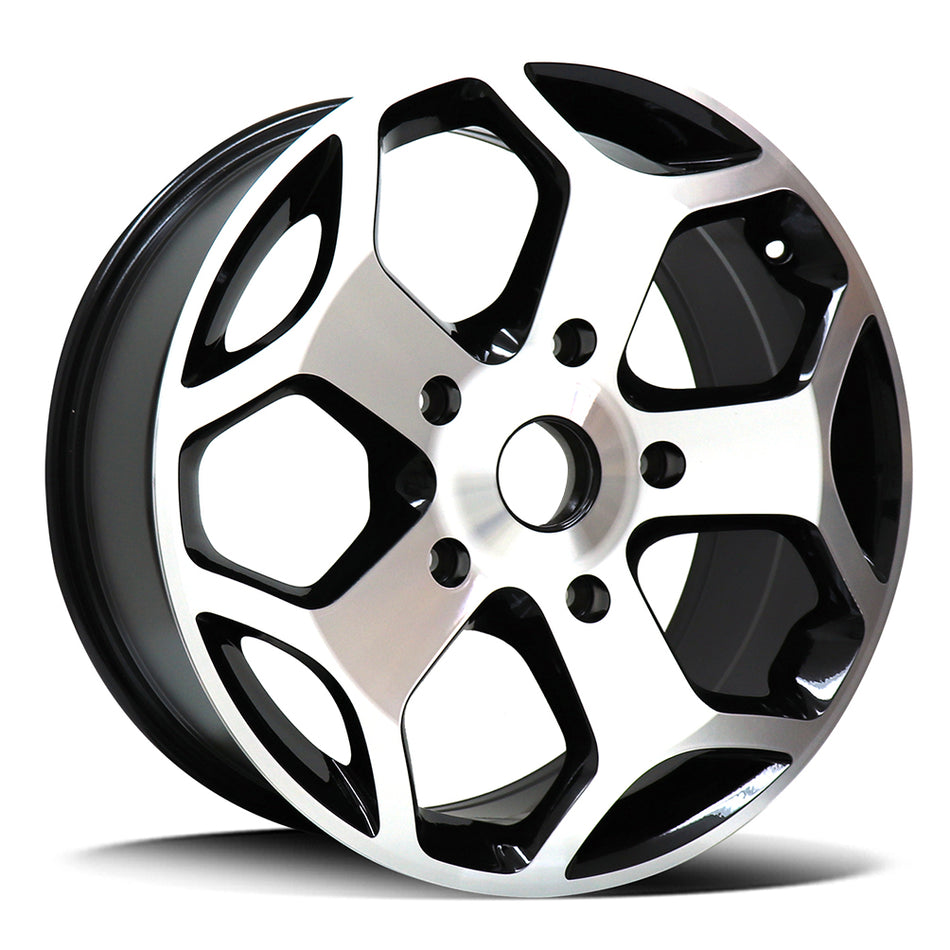 REPLICA FORD REF4 | BLACK MACHINED FACE | 18x8 5x160 50