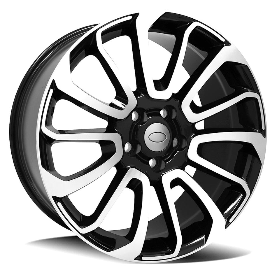 REPLICA LANDROVER 1195 | IKEBANA | BLACK MACHINE FACE | 20x9.5 5x120 45