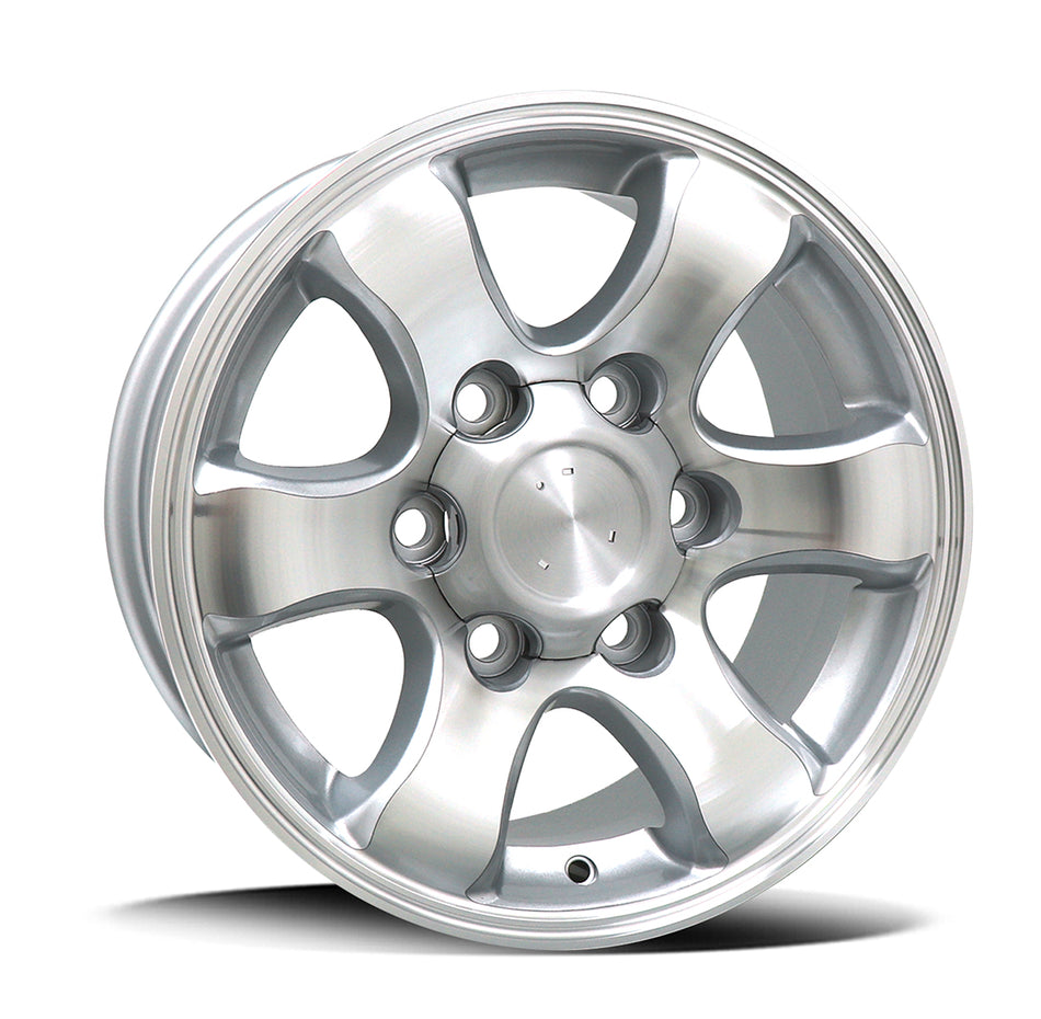 REPLICA TOYOTA  6023 | YOKOHAMA | SILVER MACHINED | 17x7.5 6x139 30