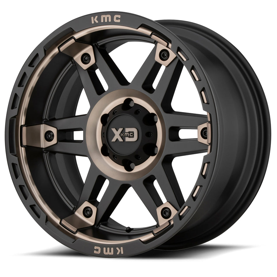 KMC XD XD840 | SPY-II | SATIN BLACK DARK TINT | 17x9 5x127 -12