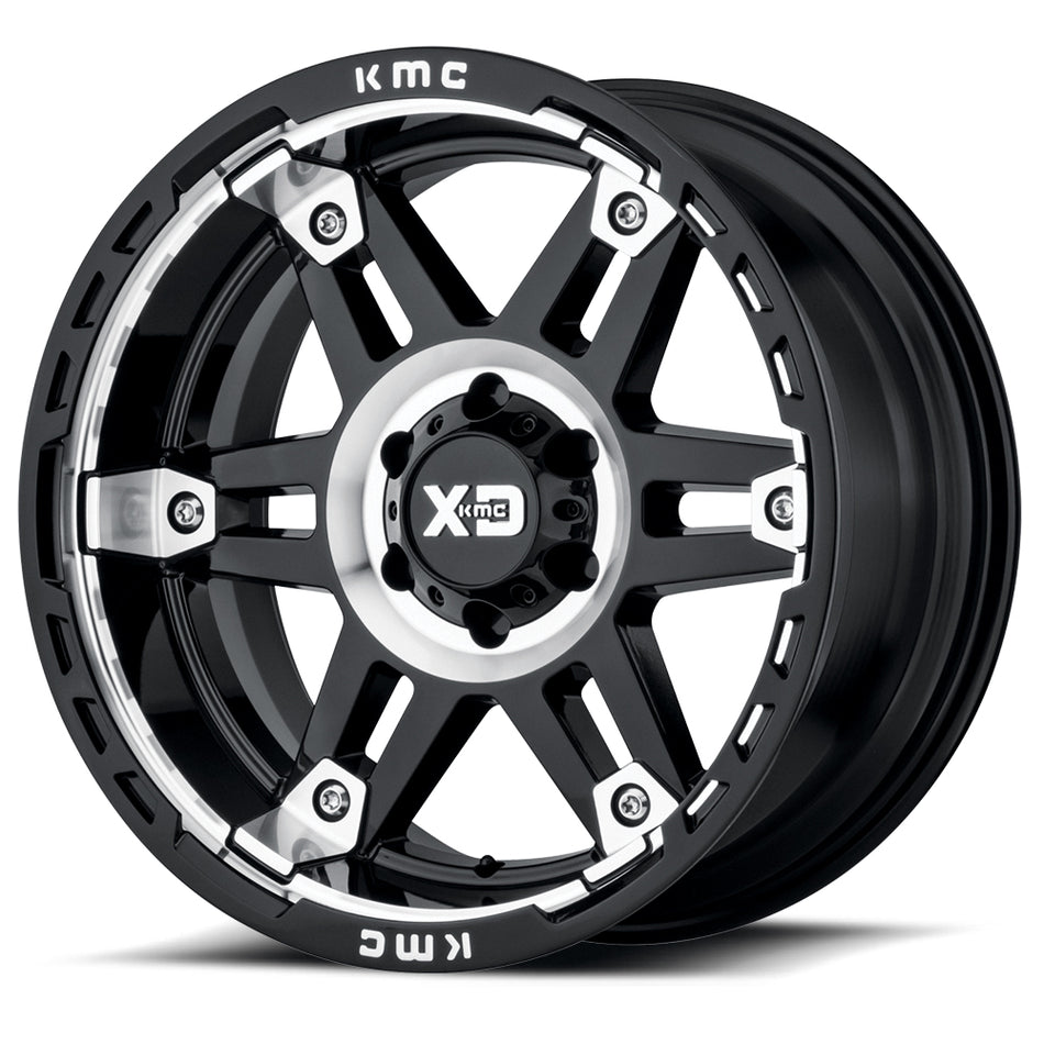 KMC XD XD840 | SPY-II | BLACK POLISH | 17x9 5x127 -12