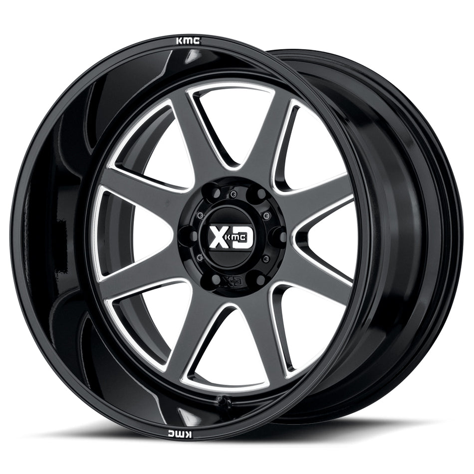 KMC XD XD844 | PIKE | BLACK MILLED | 20x9 6x139 18