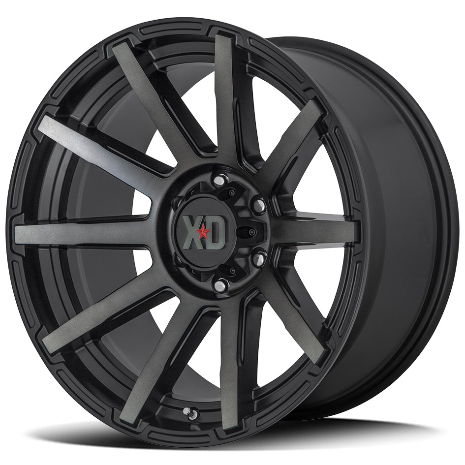 KMC XD XD847 | OUTBREAK | SATIN BLACK TINT | 20x9 8x170 18