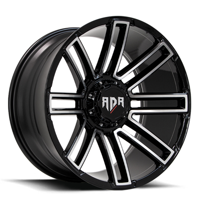 RDR RD27 20X10 -18 6/135 6/139.7 Gloss Black