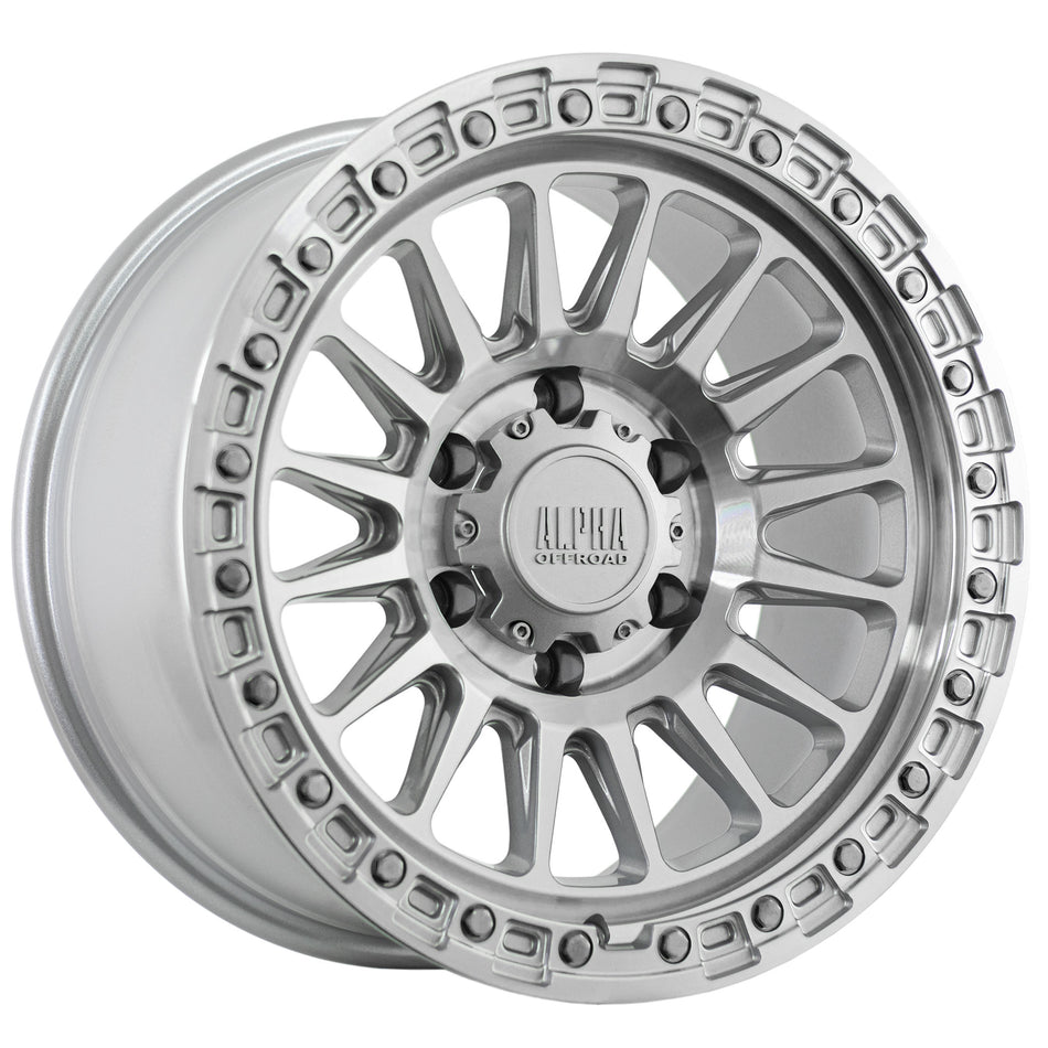 Combat-Silver Machined 17X9.0 15 6x139