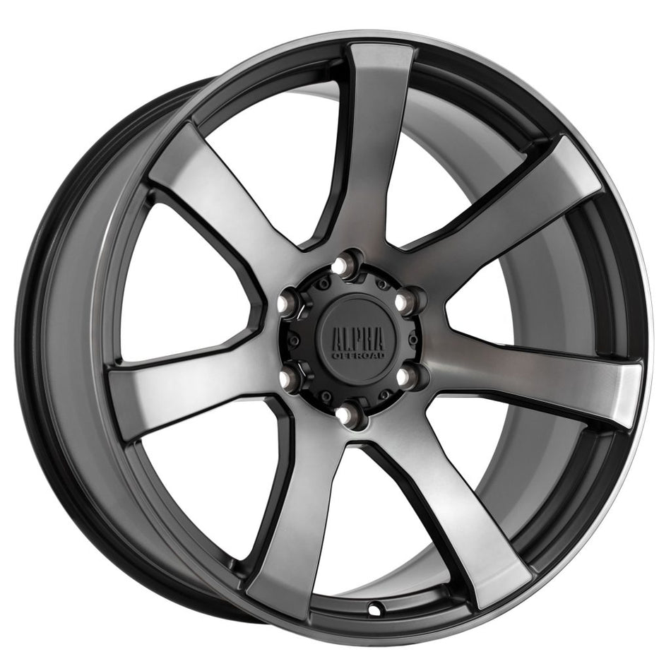 Riot-Matt Black Dark Grey Tint 20X9 10 6x139